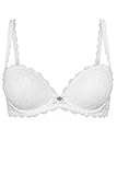 Mey Damen Dirndl-Spitzen-BH Push-Up weiß, 1-WEIß, 70A