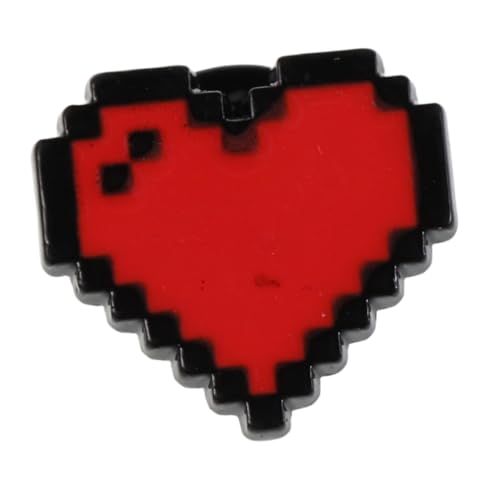 Broche rouge love ornement bijoux pour femme accessoire de mode Saint-Valentin