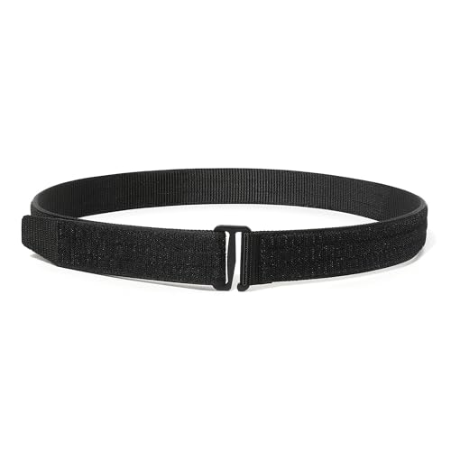 TACNEX Inner Belt Hook Liner 1.5 Quick Release Underbelt for Duty/Battle/Range/Gun Belts Police Law Enforcement Black L