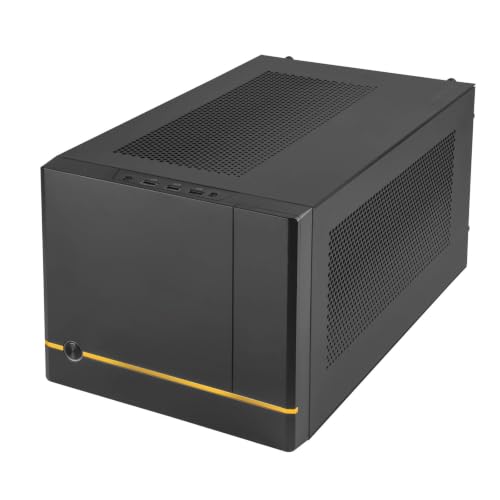 Casafoyer Technology SUGO 14, SG14, Black, Mini-ITX Cube Chassis, Supports 3 Slot Full Length GPUs/ATX PSU / 240mm AIO, 4 Removable Panels, SST-SG14B - Pack of 2