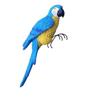 Generic Papuga Figurka Ogrodowa 8.27x3.35in