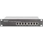 DIGITUS – DIGITUS Netzwerk-Switch – 10 Zoll 1HE – 1 Gbit/s – 8 Ports –