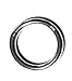 Stainless Steel 316 Round Ring Welded 3/8" x 2" (10mm x 50mm) Marine Grade
