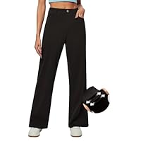 IUGA Wide Leg Jeans Woman Stretchy Pull On Baggy Jeans High Waisted Trendy Womens Jeans Straight Casual Denim Pants