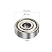 Kozelo 25pcs 627-ZZ Deep Groove Ball Bearings - [7mm Bore x 22mm OD x 7mm Thickness] Double Metal Shielded P6 Bearings for Industrial Equipment, Carbon Steel, Z1