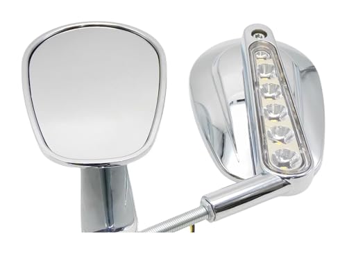 Rétroviseurs Moto Latéraux pour Sportster XL883 1200 et VROD VRSCF