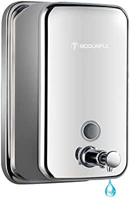 Modunful Distributeur 3-en-1 de shampooing et savon mural pour hô...