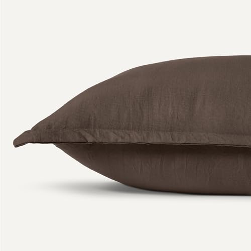 Image of Amazon Basics Brushed Microfiber Comforter Set, Extra Soft with Natural Texture, 3-Piece, King, Brown