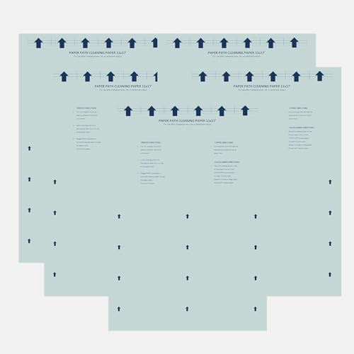 Image of Ledger /Tabloid Size Laser & Inkjet Printer Cleaning Sheet (11 x 17 Inches) 5 Sheets