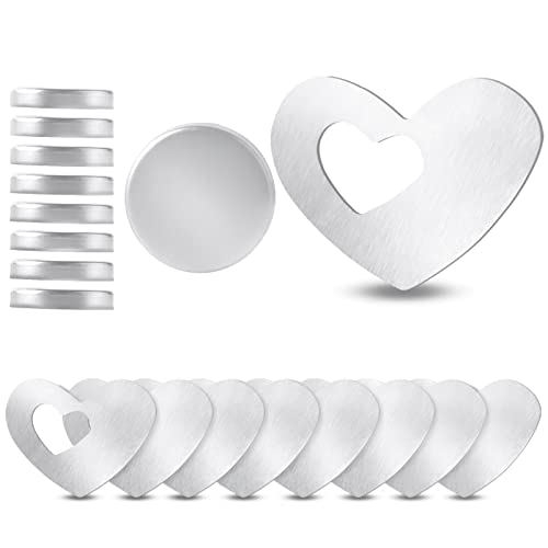 lalago 8 Pezzi Pesi per tovaglia Magnetica, Supporto per tovaglia Magnetica Extra Pesante, Pesi per tovaglia con Motivo a Cuore Pesi in Acciaio Inox per Tende da Tavolo