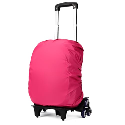 1 Pieza Funda Para Maleta Impermeable Mochila, Funda Impermeable Para Mochila, Funda Para Maleta, Funda Para Lluvia, Funda Impermeable Para Mochila (Rojo rosa,B)