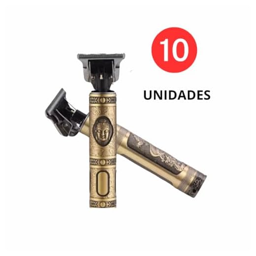 Máquina De Corte Para Homens Cabelo Barba Com Visor Led LCD Sem Fio Profissional Aparador De Cabelos De Pelos USB Recarregável Ideal Para Presente Com 4 Pentes Adicionais Lâmina Afiada Premium ®