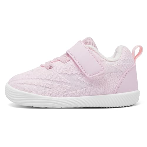 Image of MORENDL Toddler Sneakers Baby Boys & Girls Barefoot Shoes Lightweight Breathable Walking Running Tennis Athletic Sport Shoes