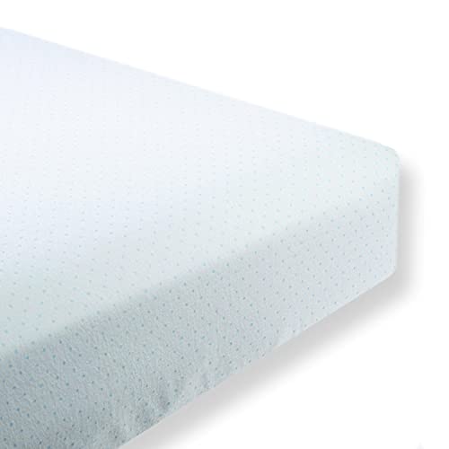 Swaddledesigns Baby/Toddler Crib Sheet, Softest Cotton Flannel, Made In Usa, Pastel Blue Polka Dots #TOP1