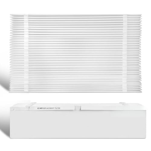 Senowi 401 Replacement Filter Compatible with AprilAire 2400 Space-Gard 2400 Whole-House Air Purifier MERV-10 Furnace Filter 16x25x6 Air Filter 2 Pack