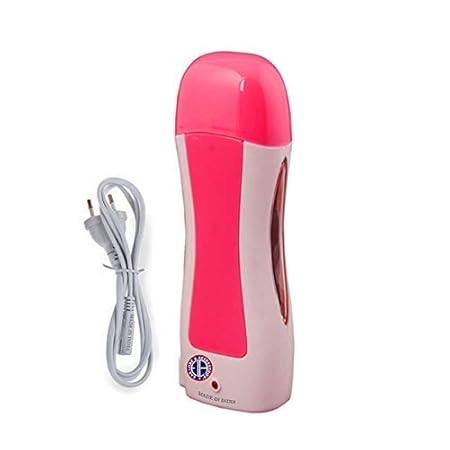 Madhunandan Trendz Roll On Wax Heater Wax Heating Warmer Machine Eplicator Roll On Wax Heater For Refill Cartridge Depilatory Roll On Wax Heater Hair Removal Roller Waxing Kit For Women