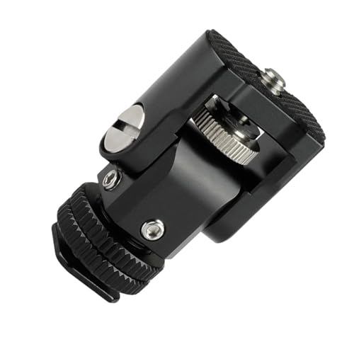 Image of Adjustable Cold Shoe Monitor Mount for Video Equipment Filmmaking and Photography 360 Degree Rotation, 180 Tilt