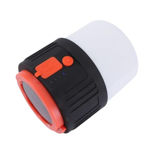SEWACC 1PC Solar Tent Light with USB Rechargeable Battery Multi Purpose Outdoor Emergency Lamp for Camping Hiking BBQ and More Random Color with Gentle Illumination Random Color