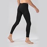 Męskie Obcisłe Legginsy, Męskie Legginsy Warstwa Podstawowa Dolna część do Biegania, Treningu Sportowego, Jogi, Koszykówki (L)