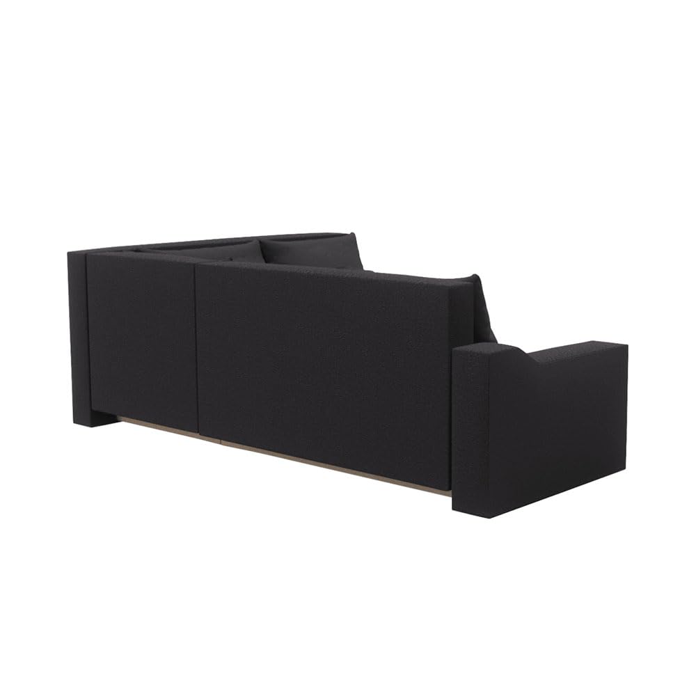24 Ecksofa 220x180cm Graphit Wohnzimmer Couch Schlafsofa Modern