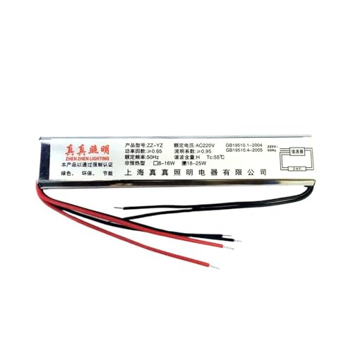 RTRCAGAKM Lot de 2 ballasts électroniques T4 T5 8-15 W 18-25 W Ballast Universel for Lampe Fluorescente AC 220 V 50 Hz(8-15w)