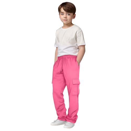 Boys Sweatpants Active Boys Joggers and Cargo Pants Performance Casual Elastic Waist Athletic Pants