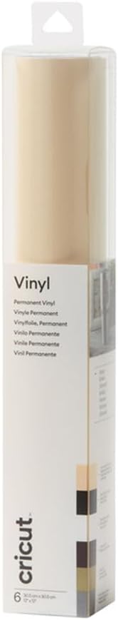 Cricut Premium Vinyl Permanent 30X30Cm 6-Sheet Sampler (Basics)