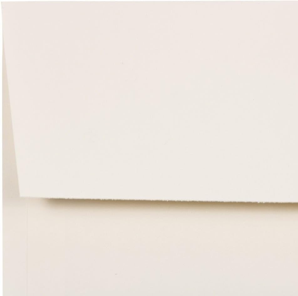 LUXPaper A9 Invitation Envelopes | 5 3/4" x 8 3/4" | Natural | 70lb. Text | 50 Qty (Pack of 2)