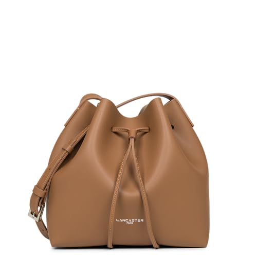 LANCASTER Sac sceau en cuir ref_50064 Camel/Champa