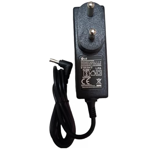 Image of Rashri LG 2 Pin Adapter Power Supply, 19V 1.7A 36W, for LG LED /LCD Monitors, Black