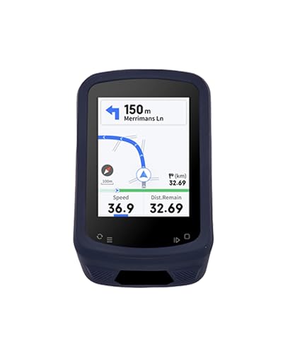 Case for Magene C506SE/C506 Wireless GPS Bike Computer, WUNIAK Soft Silicone Protective Portable Scratch Shock Resistant Shell with Cleaner Kit & Carabiner & Lanyard for Magene C506SE/C506，Black