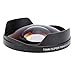 Mrisata 0.3X Fisheye Lens 72mm Thread Mount Professional High Definition Wide Angle Fisheye Lens for Camcorder Video Camera Aluminum Alloy Optical Glass