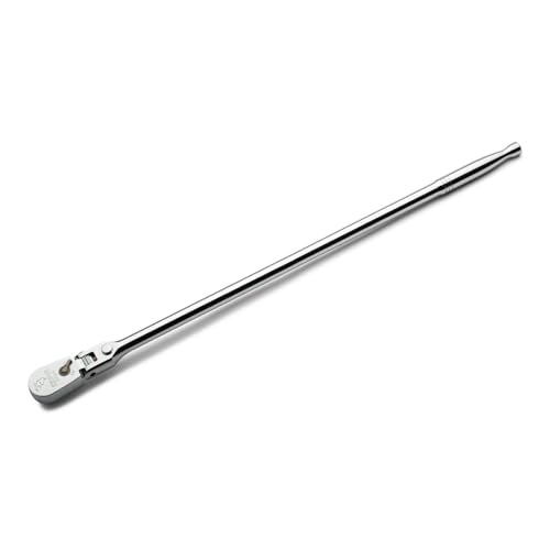 Trinquete de cabeza flexible Capri Tools de 1/2 pulgada con mango cromado 2