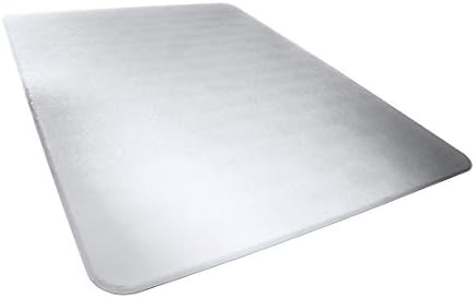 Amazon Basics Polycarbonate Heavy Duty Office Chair Mat for Carpets & Hard Floors - 46 x 60-Inch, Clear