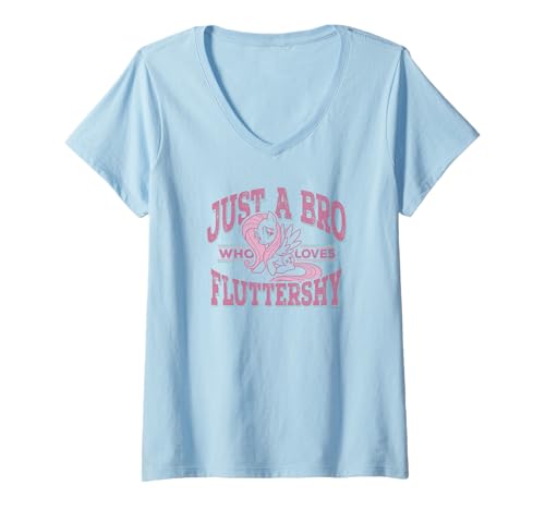 T-shirt col V My Little Pony Friendship Is Magic haut Fluttershy homme