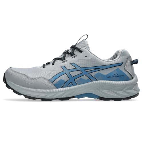 ASICS Men's Gel-Venture 10 Trail Running Shoe, 11, Gravel/Winter SEA