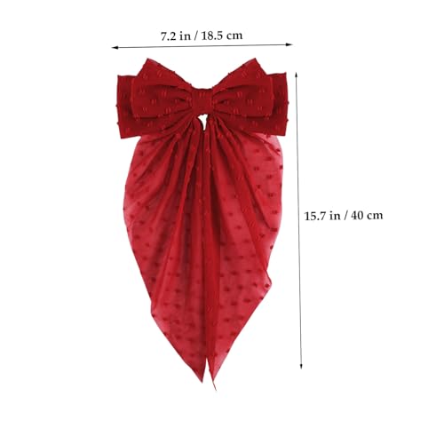 Grands nœuds pour cheveux en coffret de 8 pinces à offrir aux filles - 2