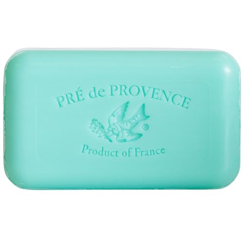 Image of Pre de Provence Artisanal Soap Bar, Natural French Skincare, Enriched with Organic Shea Butter, Quad Milled for Rich, Smooth & Moisturizing Lather, Jade Vine, 5.3 Ounce
