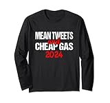 Photo Gallery tweet cattivi e gas economico divertente 2024 trump sostenitore maglia a manica Photo Gallery tweet cattivi e gas economico divertente 2024 trump sostenitore maglia a manica