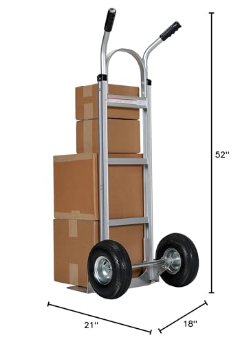 Carretilla de mano de aluminio Vestil ALUM-H con ruedas neumáticas miniatura 6