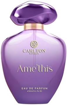 Carlton London Women Eau De Parfum AME'THIS - 100ml | Sandalwood, Cedar, Orange, Sage scents I Luxury Perfume for women