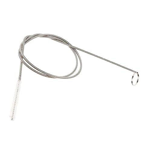 rockible Refrigerator Scrub Tool for Drain Cleaning, Stainless Steel and Nylon Brushes