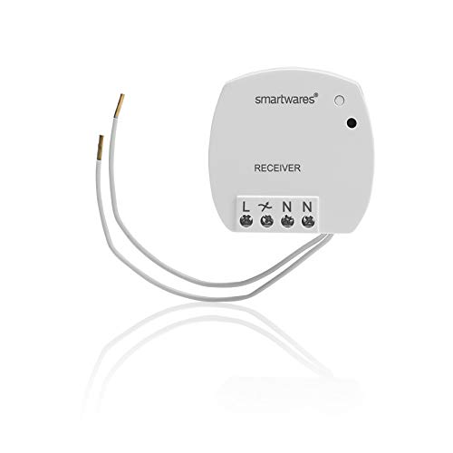 smartwares module domotique plug & connect contrôle de l'éclairage jusqu'à 400 w compatible avec tous les émetteurs plug & connect sh4 90262 blanc