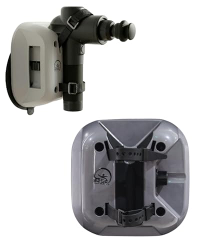 SOZO Premium Massage Gun Mount Patented Wall Mount with 75 lb Suction Cup Hands-Free Deep Tissue Massage Portable & Travel Ready Doctor Developed Design Compatible with Most Massage Guns