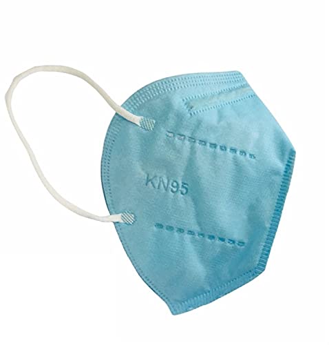 Máscaras KN95 Adultas com ANVISA Fabricada no BRASIL - Kit de 10 Unidades - Embaladas INDIVIDUALMENT