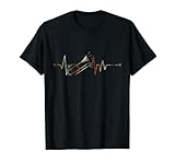 Herzschlag Posaune T-Shirt - Musikinstrument Blasmusik