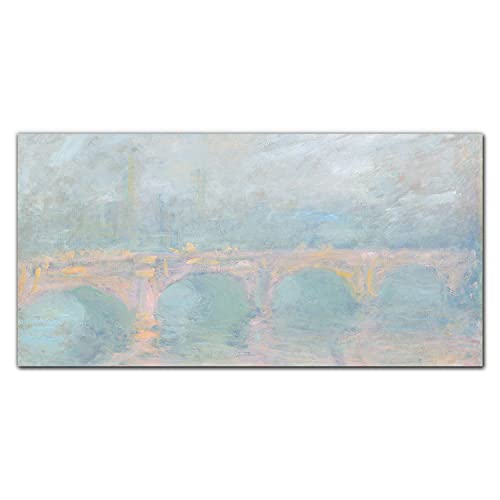Tableau en verre acrylique Waterloo 100x50cm decoration murale unique