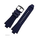 MFXFKOKGAX Correa De Silicona Compatible For Michael Kors MK8184 MK8729 MK9020 MK8152 MK9026, Accesorios For Relojes Buceo Deportivos(Blue-black)