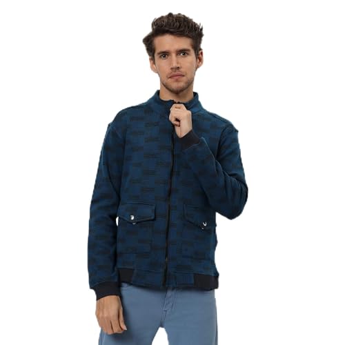 Image of Campus Sutra Men's Standard Length Cotton Jacket