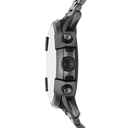 Image of Diesel Men's Full Guard 2.5 Touchscreen Gunmetal Stainless Steel Smartwatch